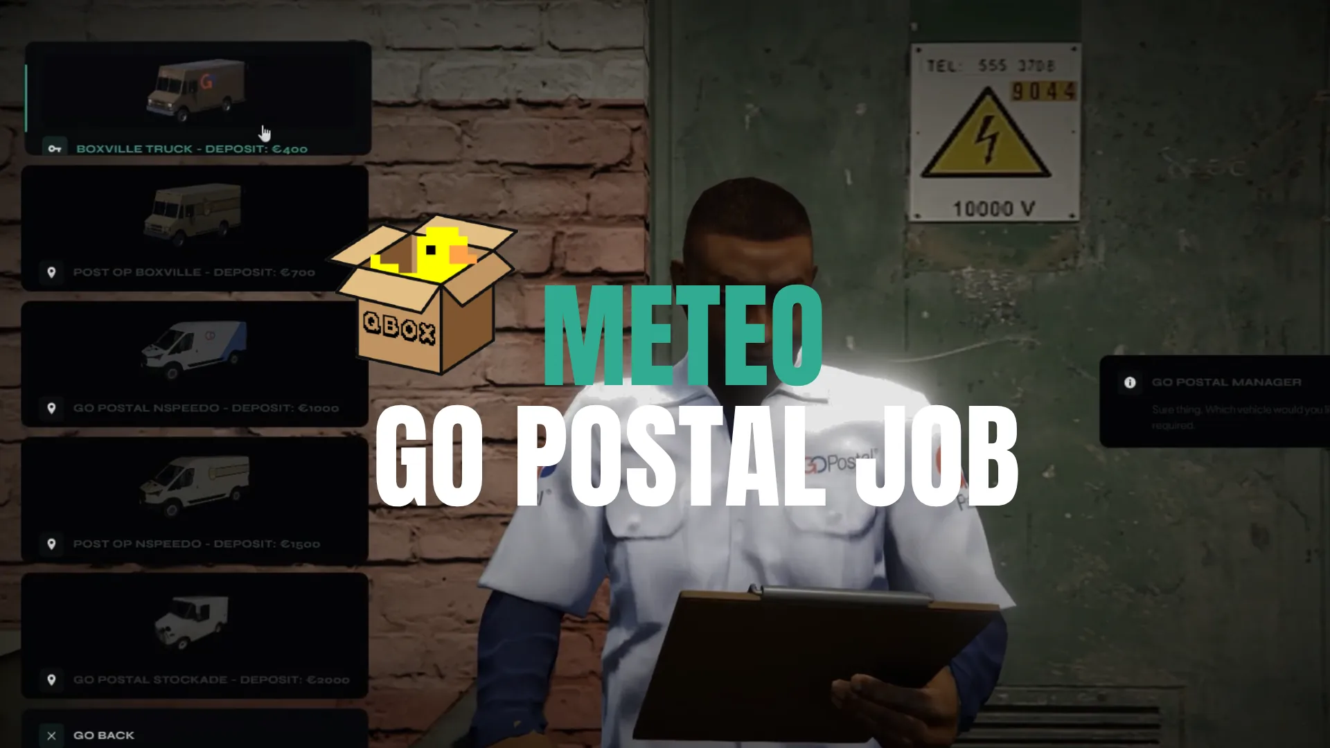 Meteo Go Postal Job