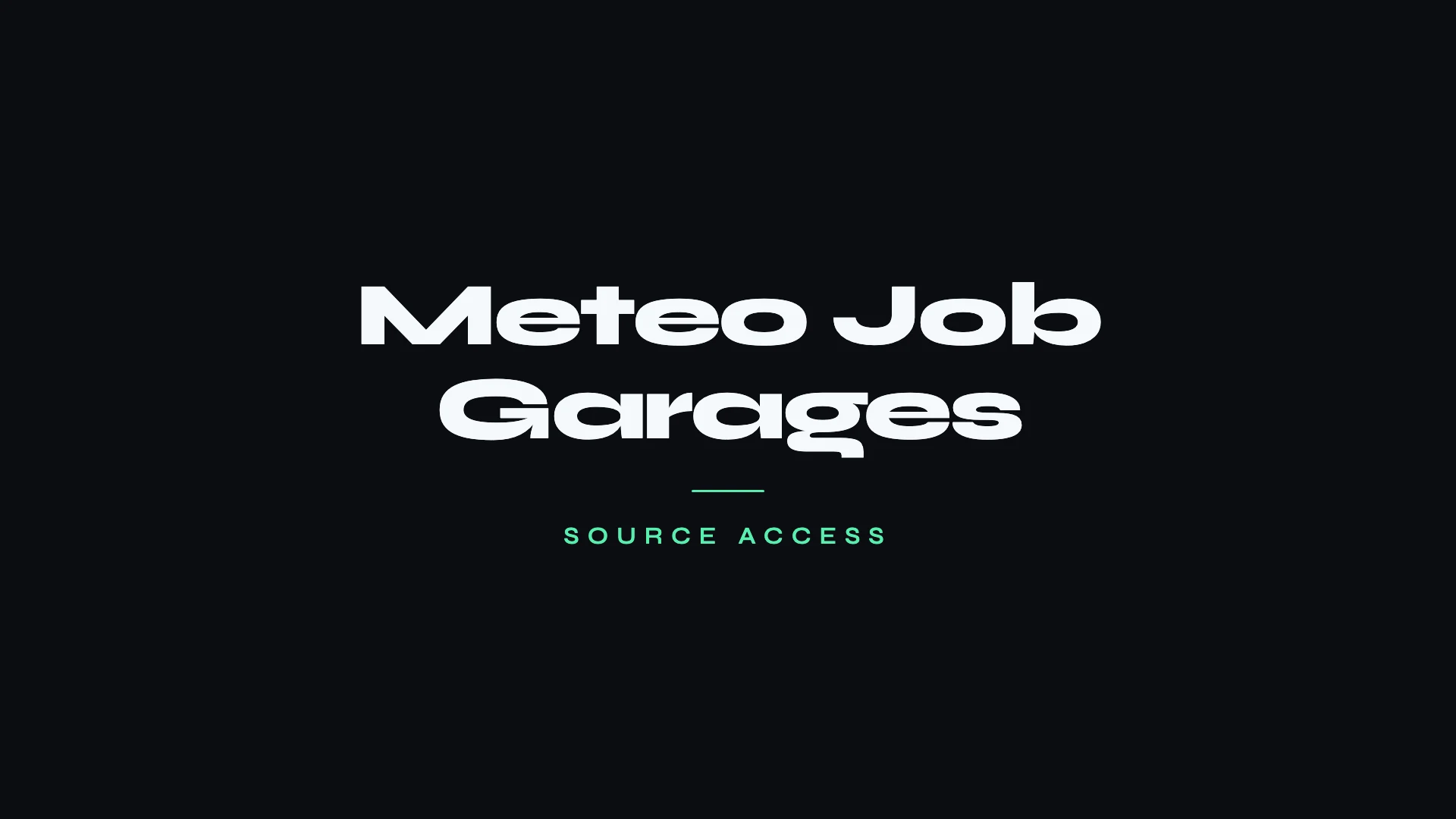 Meteo Job Garages