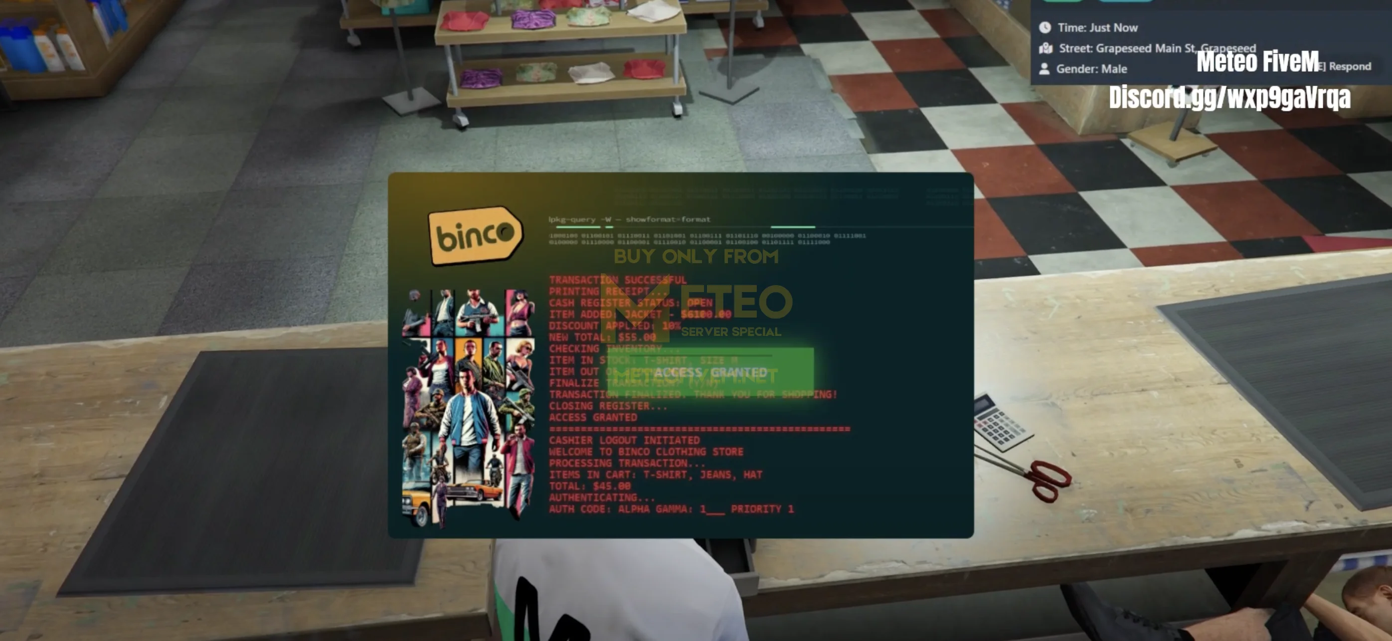 Clothing Store Heist