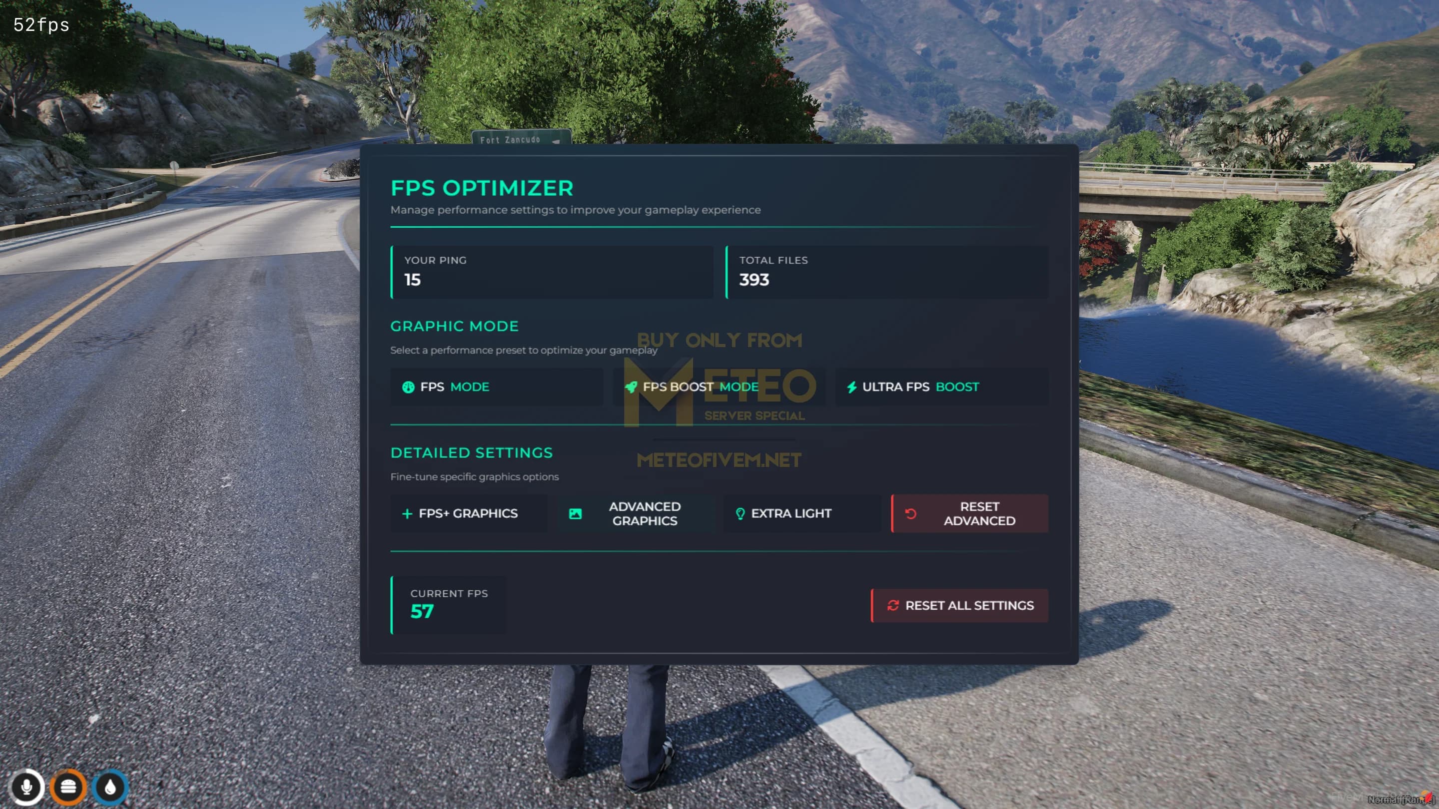 Advanced FiveM Fps Menu screenshot 1