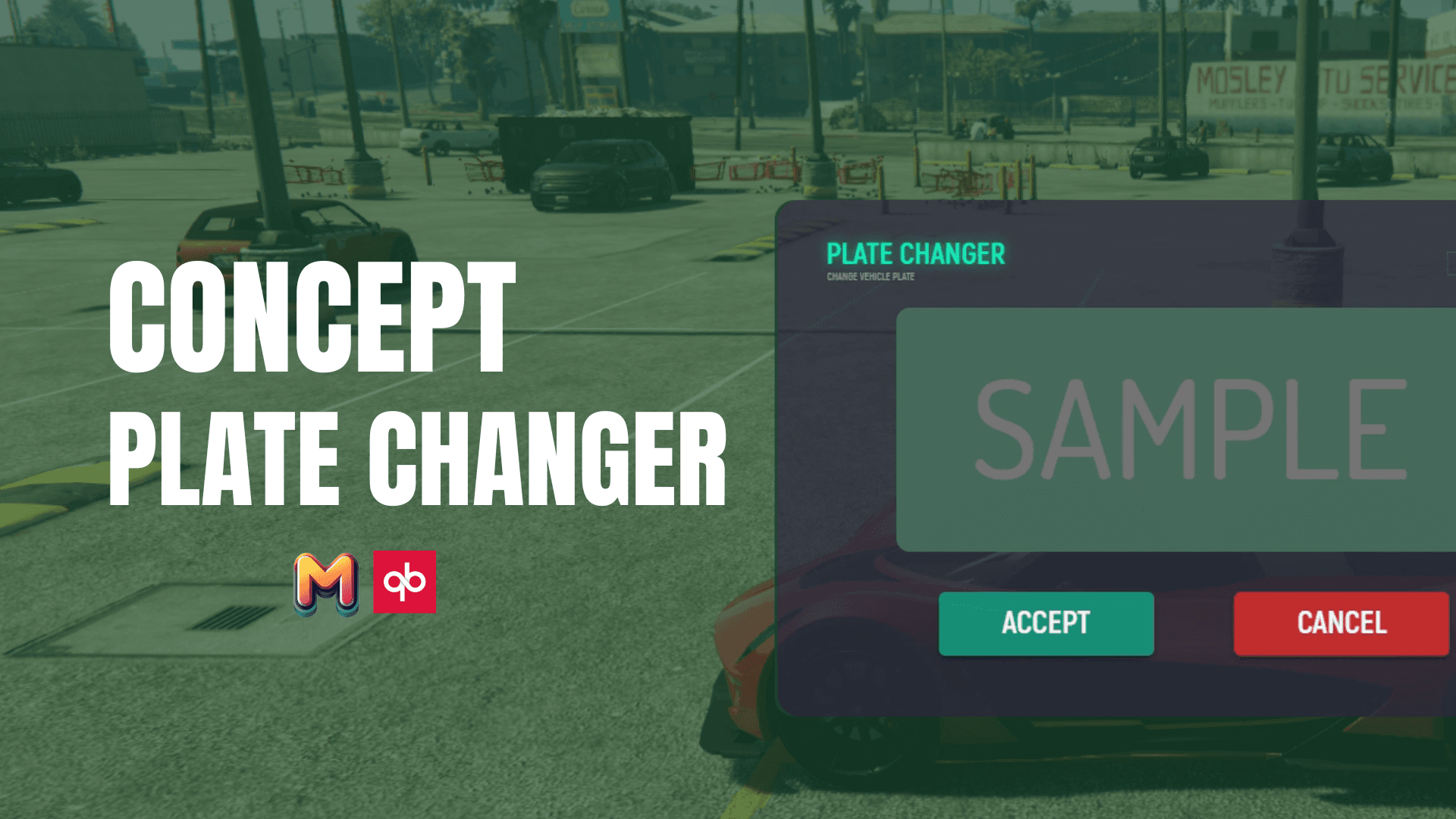 FiveM Plate Changer screenshot 1