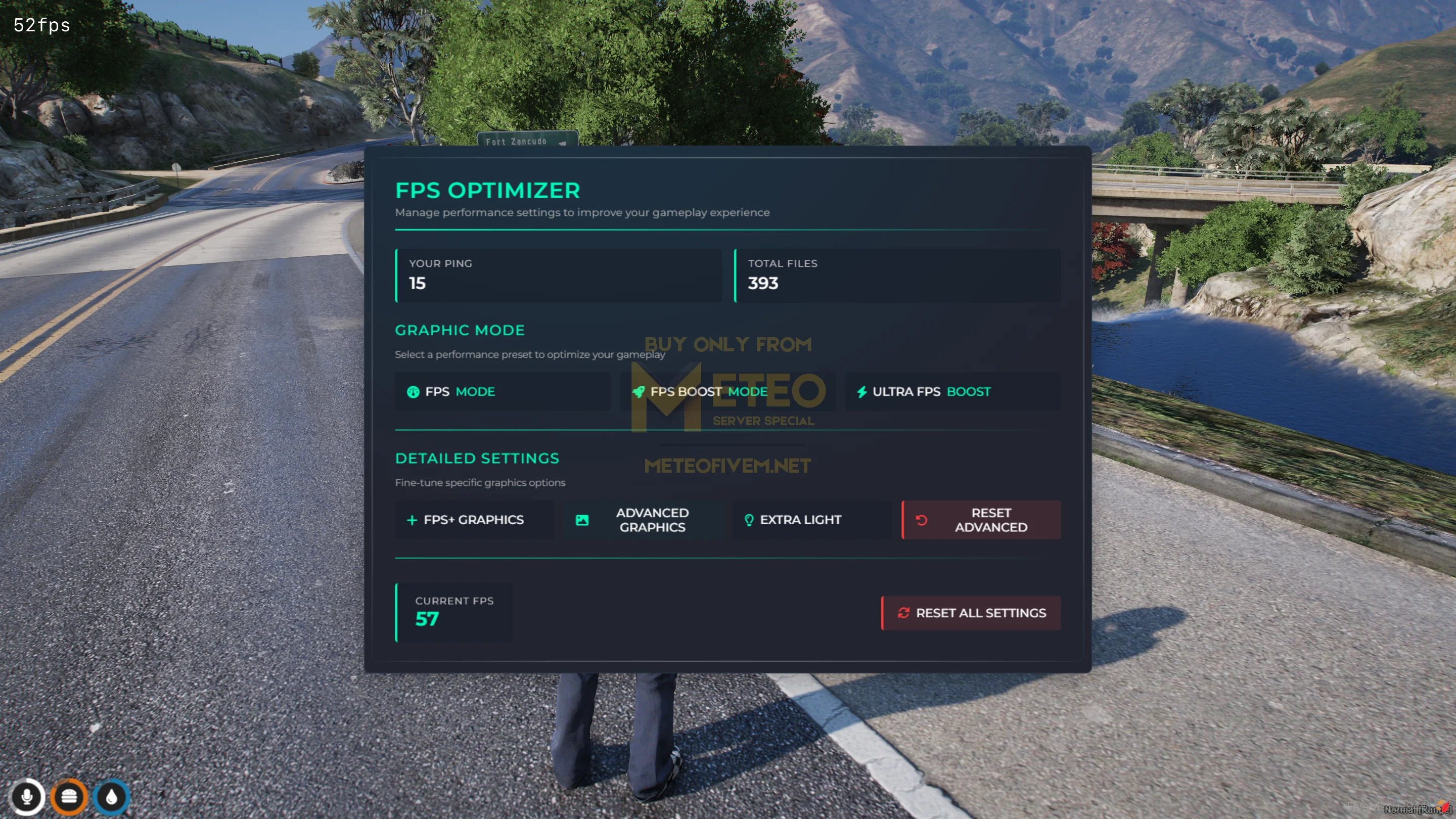 Advanced FiveM Fps Menu